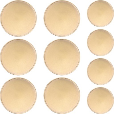 PUSTE DO RYSUNKÓW LASEROWYCH ZŁOTE 10SZTUCZEK