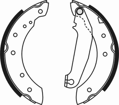 BRAKE SHOES BRAKE KAMPOL K-804 GS8428  