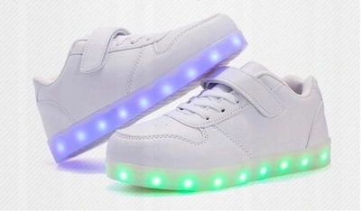 BUTY LED Z PODŚWIETLENIEM ŚWIECĄCE LADOWANIE USB