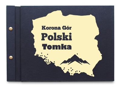 ALBUM NA ZDJĘCIA KORONA GÓR POLSKICH DLA CHŁOPAKA