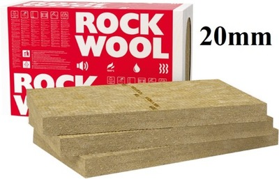 Wełna podłogowa Rockwool STEPROCK SUPER 20mm 2cm (278039) • Cena, Opinie •  Materiały izolacyjne 12783028295 • Allegro