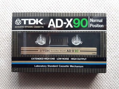 Kaseta TDK AD-X 90, rok 1982