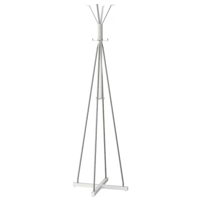 IKEA TJUSIG Wieszak stojący biały 193 cm