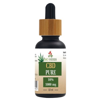 OLEJEK KONOPNY CBD 10% 1000mg PURE CERTYFIKOWANY