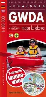 GWDA MAPA LAMINOWANA KAJAKOWA EKO-MAP