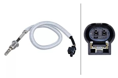 Датчик температури вихлопних газів 6pt hella фото №1