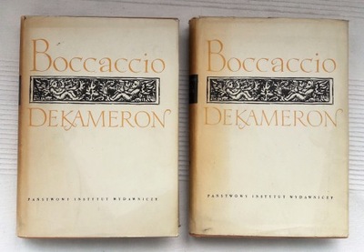 DEKAMERON Giovanni Boccaccio Tom 1-2 wyd. I 1955