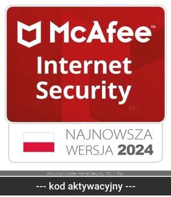 Antywirus McAfee Internet Security 1PC /1 Rok