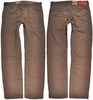 MUSTANG spodnie KHAKI jeans WAREN_ W32 L32
