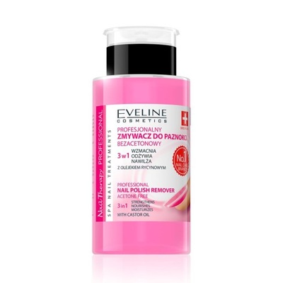 Eveline Cosmetics Nail Therapy zmywacz do paznokci 3w1