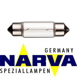 NARVA LUZ DE AUTOMÓVIL RURKOWA 10W 12V C10W  