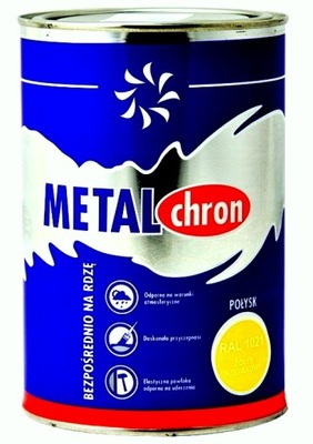 Metalchron Farba do metalu stali RAL 1021 żółta 1L