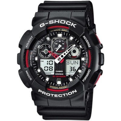 Zegarek męski CASIO G-Shock GA-100-1A4ER [+GRAWER]