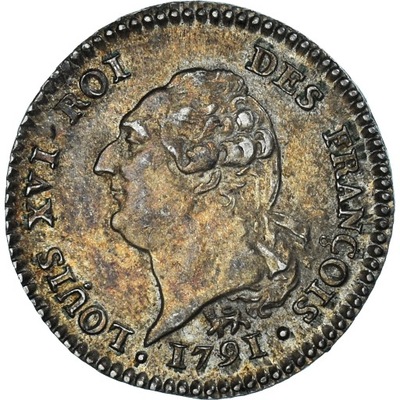 Coin, France, 15 sols françois, 1791, Paris, AU(50