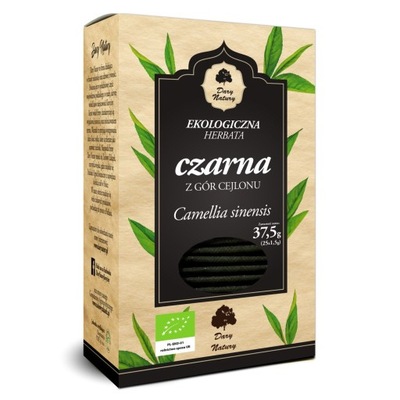 HERBATA CZARNA BIO (25 x 1,5 g) - DARY NATURY