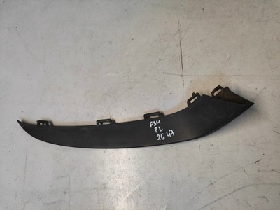Bmw f34 молдинг бампера лівий перед фото №1