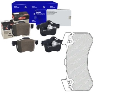 Delphi lp2283 набір гальмівних колодок гальмівних, гальма дискові фото №1