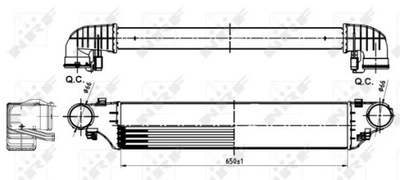 30164A РАДИАТОР ИНТЕРКУЛЕР