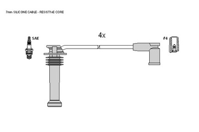 STARLINE CABLE DE ARRANQUE FORD FIESTA IV V FOCUS FUSION MONDEO II  