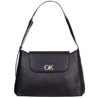 CALVIN KLEIN TOREBKA DAMSKA RE-LOCK TOTE MD CZARNA