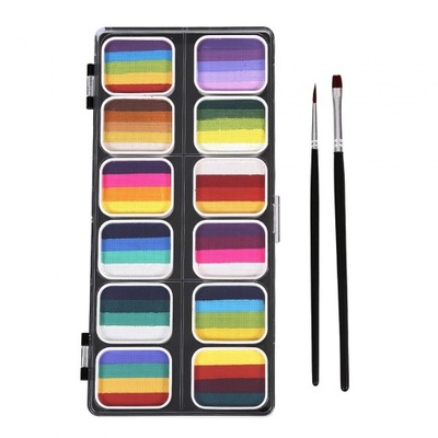 Face Paint Palette Makeup 12 farb na bazie wody