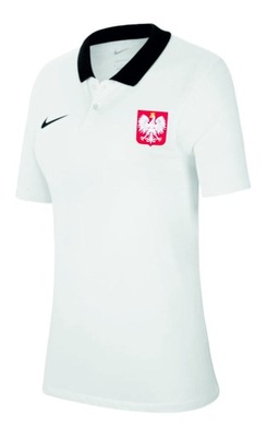 Koszulka damska Nike Park 20 polo POLSKA biała