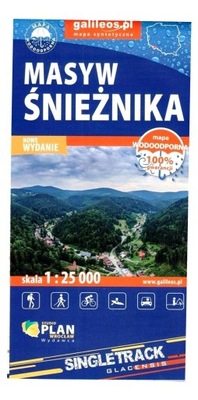 MAPA - MASYW ŚNIEŻNIKA 1:25 000 PRACA ZBIOROWA