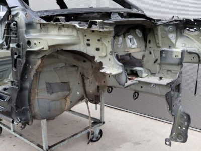 Чверть права передня лонжерон citroen c4 iii c4 x 20- r. ktvd фото №1