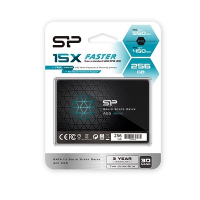 Dysk SSD Silicon Power Ace A55 256GB 2,5" SAT