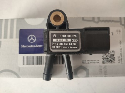 ДАТЧИК ТИСКУ ВИХЛОПНИХ ГАЗІВ DPF САЖОВИЙ MERCEDES A0071536128