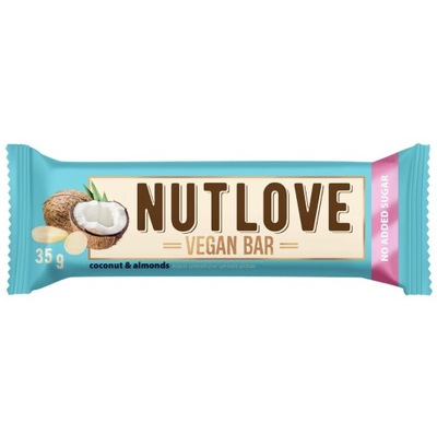 ALLNUTRITION NUTLOVE VEGAN BAR COCONUT ALMONDS 35G