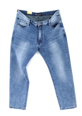 Spodnie męskie jasne jeansy VG-162 duży rozmiar 43