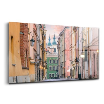Foto-obraz zdjęcie szkło Stare miasto w Warszawie