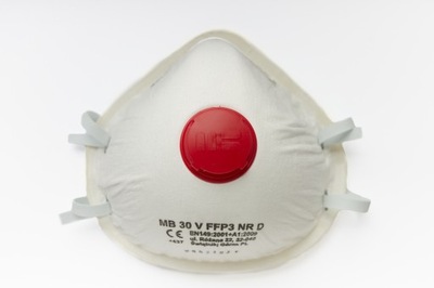 Maska przeciwpyłowa FFP3 (pyły radioaktywne)