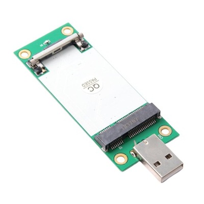 zr-Mini PCI E WWAN Card to USB Adapter & SIM Slot for