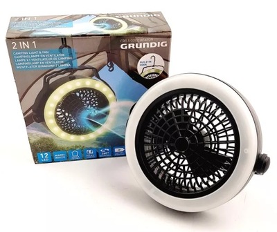 WENTYLATOR GRUNDIG Z LAMPĄ LED