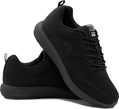 Młodzieżowe buty sportowe American Club WT210/24 - czarne 40