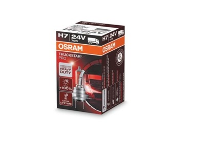 OSRAM H7 TRUCKSTAR PRO 24V TIR 70W 64215TSP NEW CONDITION GENERACJA PLUS 120%  