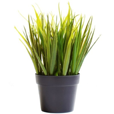 SZTUCZNY TRAWA W DONICZCE DONICY SZTUCZNA ROŚLINA