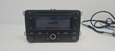 VW PASSAT B6 GOLF V RNS300 РАДІО CD MP3 1K0035191E Z KODEM
