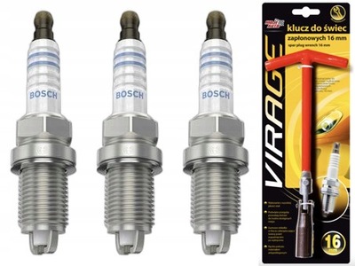 BOSCH 0 242 229 654 СВІЧКА ЗАПАЛЮВАННЯ + КЛЮЧ DO СВІЧОК 16MM