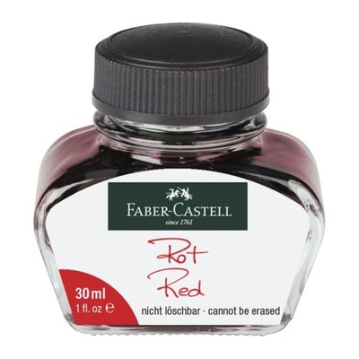 Atrament FABER-CASTELL 30 ml (czerwony)