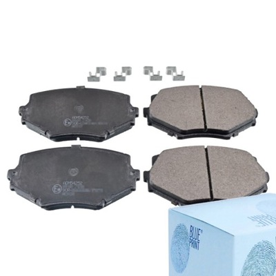 Blue print adm54252 набор тормозных колодок тормозных, тормоза дисковые фото №1