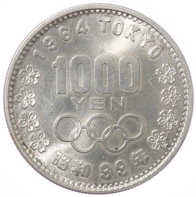 1000 jenów - Igrzyska Olimpijskie - Japonia - 1964