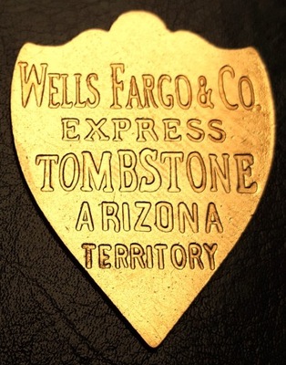 USA ,Emblemat Wells Fargo & Co , Express Tombstone Arizona Territory ,kopia