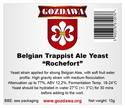 Drożdże BTAY Belgian Trappist do piw belgijskich