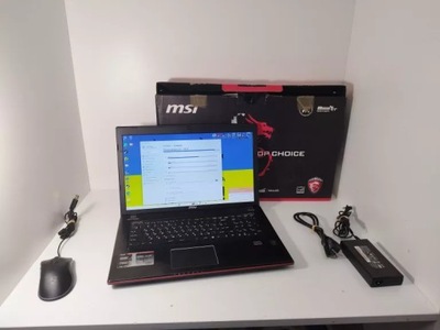 LAPTOP MSI GE 70 2PE I7-4720HQ GTX 960M 8GB RAM