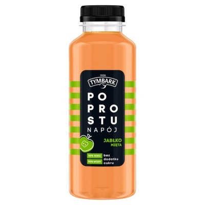 Tymbark Po prostu Napój jabłko mięta 400 ml