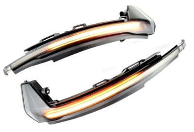 Поворотники led dynamic black smoke audi a1 8x фото №1