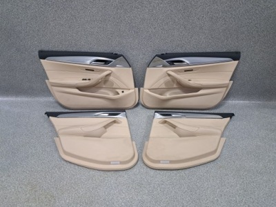 Bmw 5 g30 g31 обшивки оббивка оббивка двері комплект фото №1